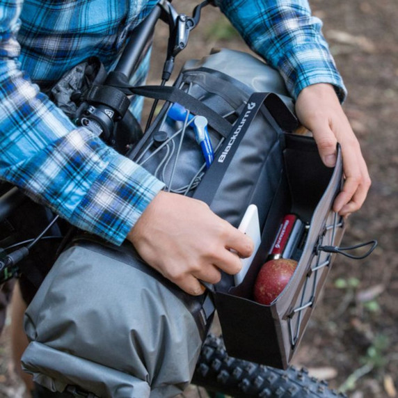 Blackburn Outpost Elite Hitchhiker Handlebar Bag Black/Grey