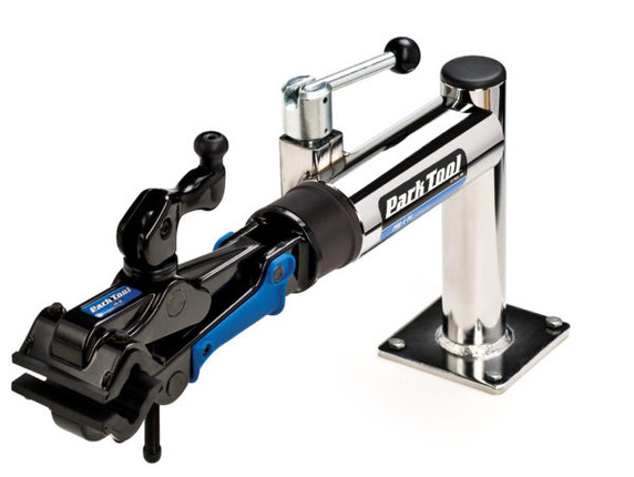 Park Tool PRS-4 OS-2 Deluxe Bench Mount Repair Stand with 100-3D clamp