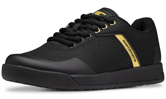 Ride Concepts Hellion Elite Womens Flat Pedal Shoes Black/Gold