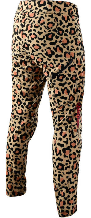 Troy Lee Designs Lilium Womens MTB Pants Leopard Bronze