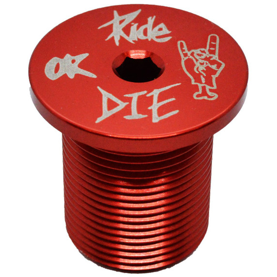 Capped Out Ride Or Die M24 BMX Stem Cap