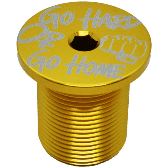 Capped Out Go Hard Or Go Home M24 BMX Stem Cap