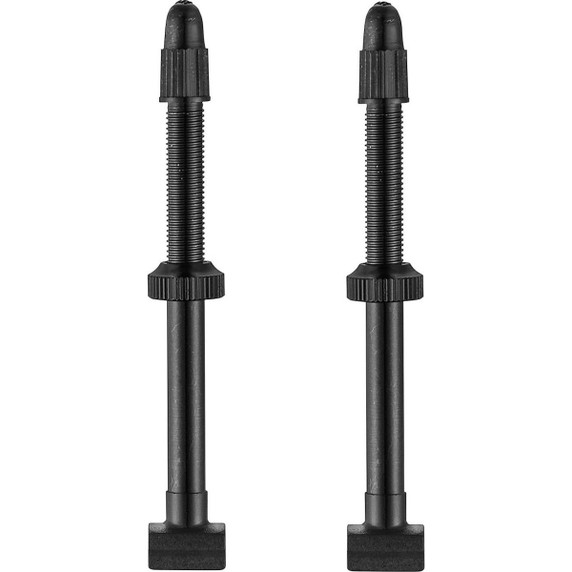 Giant Lightweight Tubeless Valve Stems 90mm Pair Black