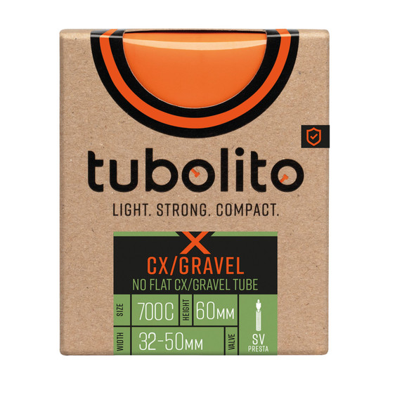 Tubolito X-Tubo 60mm Presta Valve Black CX/Gravel Tube 700x32-50C