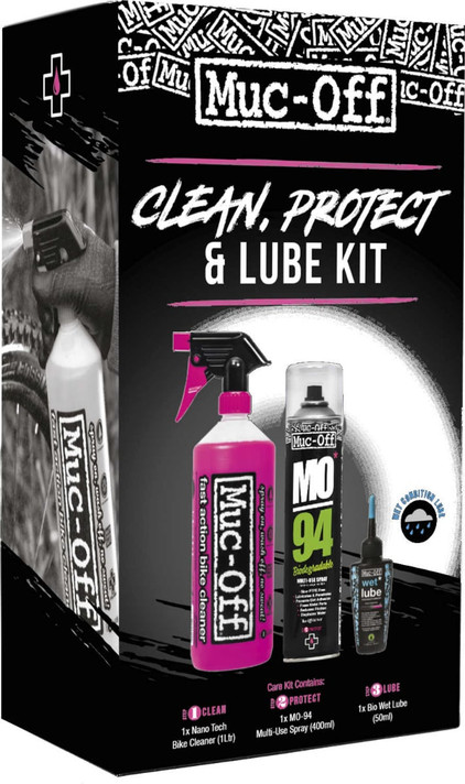 Muc-Off Clean Protect Lube Kit - Wet