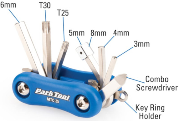 Park Tool MTC-25 Folding Muli-Tool