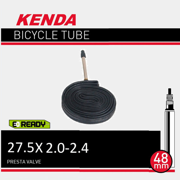 Kenda 27.5x2.0/2.40" (650B) 48mm Presta Valve Tube