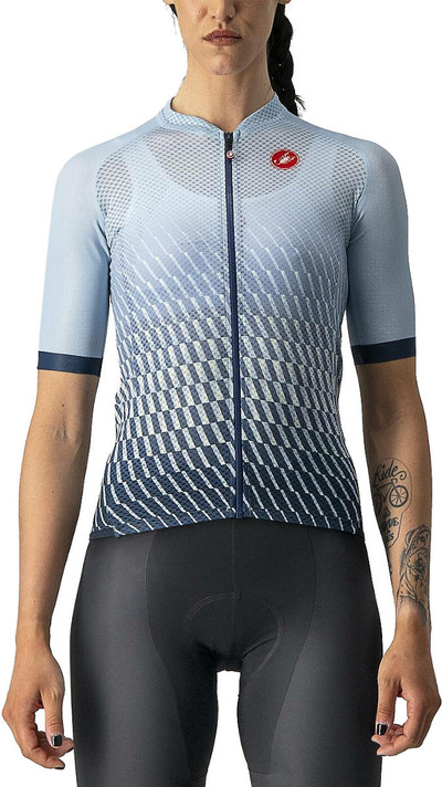 Castelli Climber's 2.0 SS Womens Jersey Blue/Light Aqua 2022