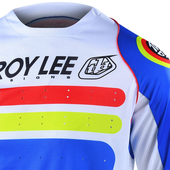 Troy Lee Designs Sprint MTB LS Jersey Drop In White