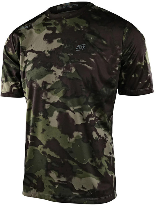 Troy Lee Designs Flowline SS Jersey Covert Army Green