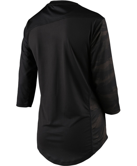 Troy Lee Designs Mischief Womens MTB 3/4 Sleeve Jersey Brushed Camo Army