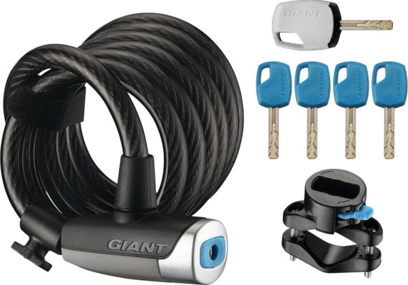 Giant Surelock Flex Key Coil-15 Cable Lock