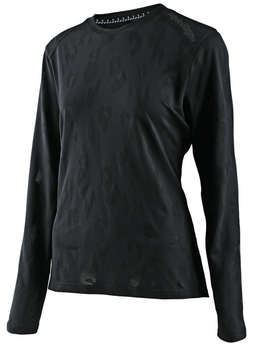 Troy Lee Designs Lilium Jacquard Womens LS Jersey Black