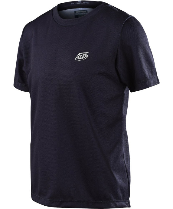 Troy Lee Designs Flowline Youth MTB LS Jersey Solid Black