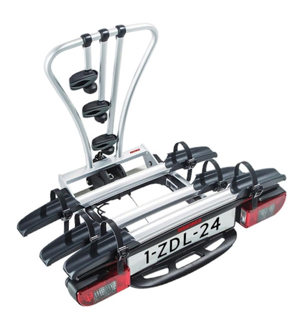 Yakima JustClick3 Tow Ball Mounted Bike Carrier Silver/Black