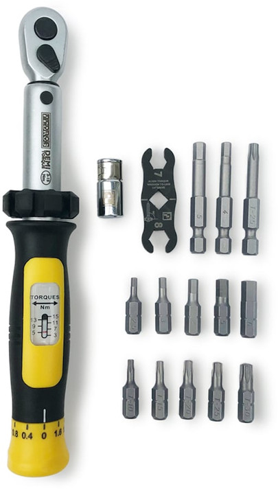Pedros Bit Set and 3-15Nm Demi Torque Wrench II