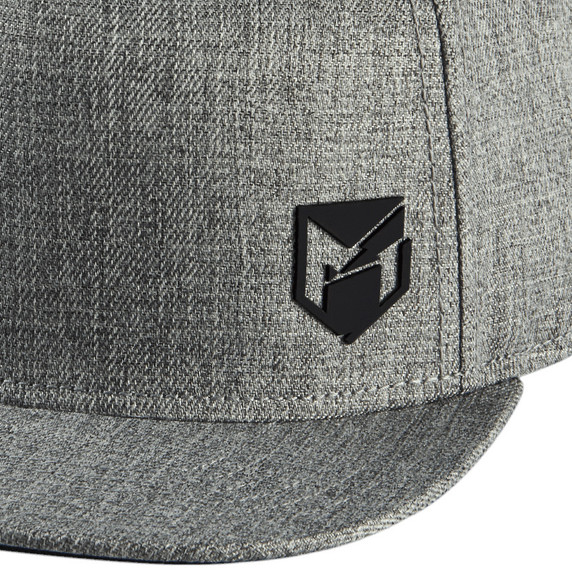 YT Mob Logo Snapback Cap Light Grey Heather