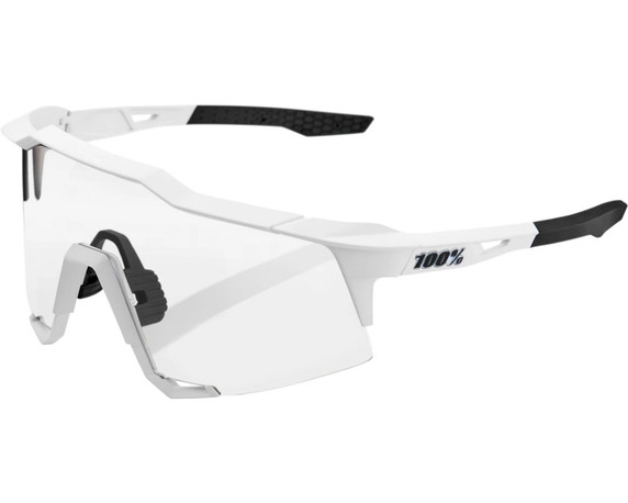 100% Speedcraft Sunglasses Soft Tact Off White (HiPER Red Multilayer Mirror Lens)