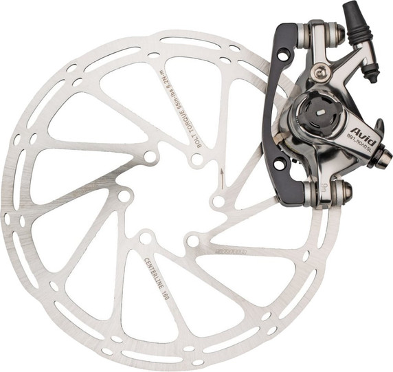 SRAM Avid BB7 Road SL Front or Rear Cable Disc Brake Caliper Falcon Grey w/160mm Rotor