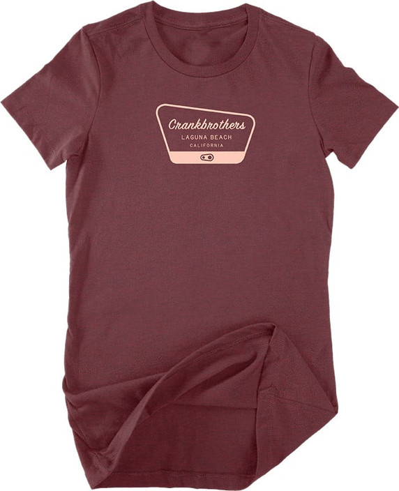 Crank Brothers Womens Camp Tee 2021 Brown