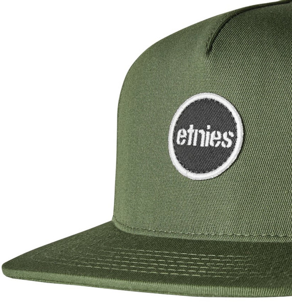 Etnies Stencil Patch Snapback Cap Military Green 2021 OFSM