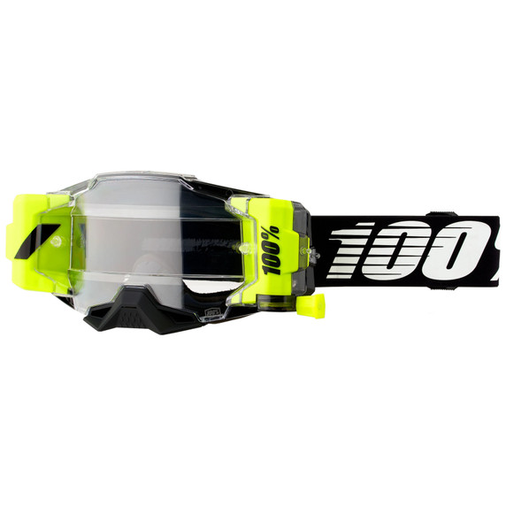 100% Armega Forecast MTB Goggles Clear Lens Black