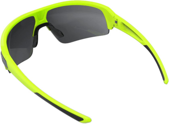 BBB Impulse Sports Glasses Matte Neon Yellow/Black Frame Smoke Lens