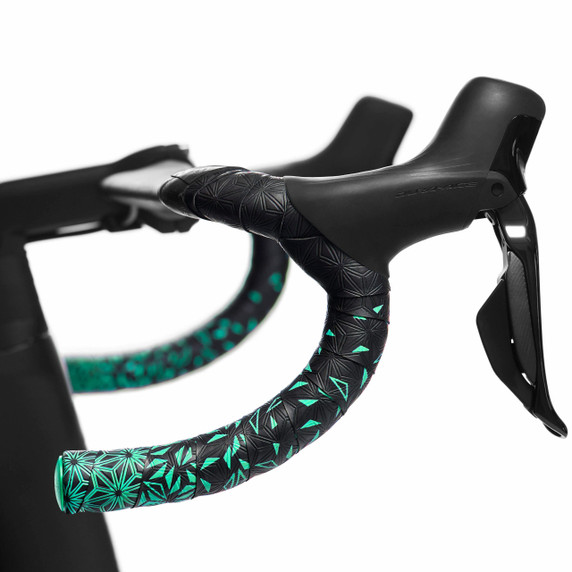 Supacaz Super Sticky Kush Star Fade Bar Tape Celeste