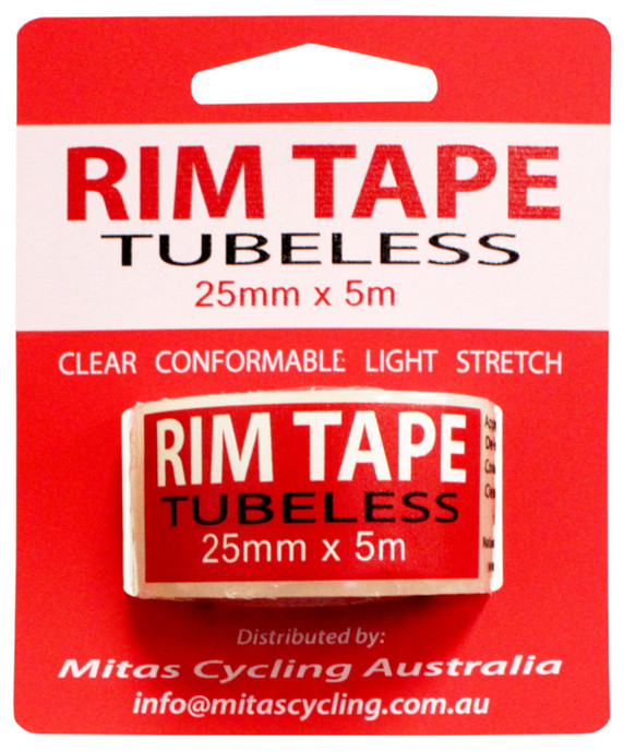 Mitas Clear Ding Tape Tubeless Rim Tape 25mm x 5m