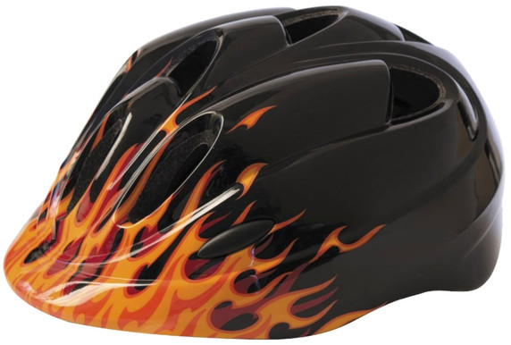 Azur J36 Juvenile Helmet Flames