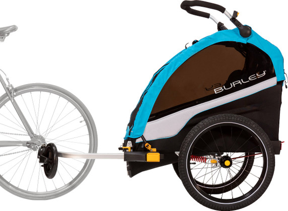 Burley D'Lite X Double Kids Trailer Aqua