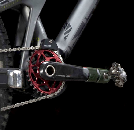 All Mountain Style Crank Defender - Green