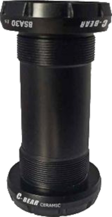 C-Bear Ceramic BSA Threaded Race Bottom Bracket (30mm Spindle Integrated Sleeve)