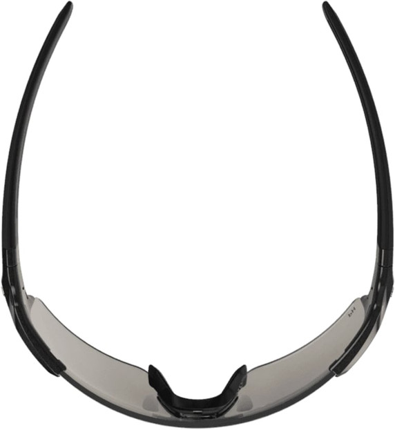 BBB Fullview Sports Glasses Glossy Metallic Black Frame Photochromic Lens