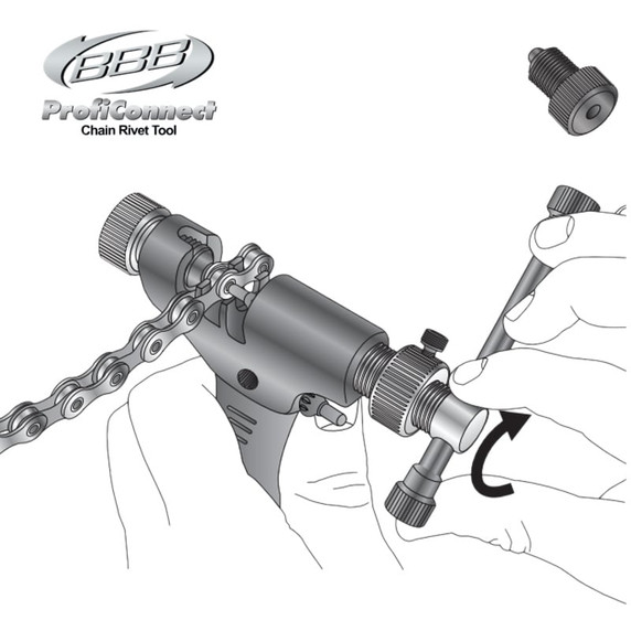 BBB BTL-55 ProfiConnect Professional Chain Rivet Tool