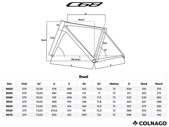 Colnago C68 Disc DuraAce Di2 Disc Road Complete Bike HRWH