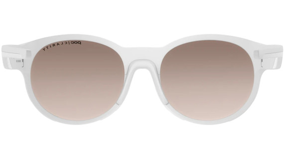 POC Avail Sunglasses Hydrogen White (Brown Silver Mirror Lens)