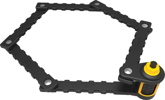 OnGuard K9 Heavy Duty 70cm Folding Link Plate Bicycle Combonation Lock