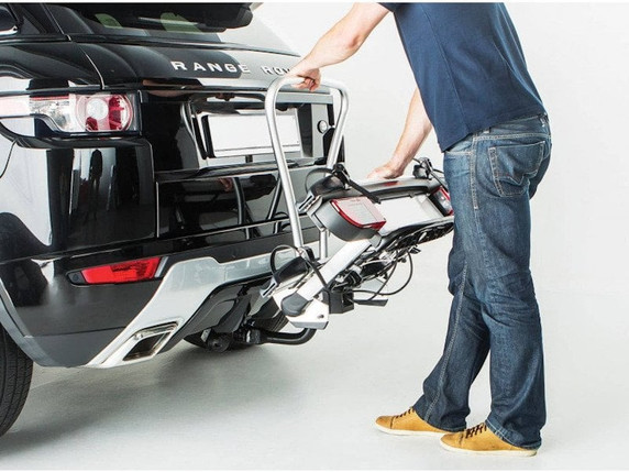 Yakima JustClick2 Two-Bike Towball Mounted Carrier Silver/Black