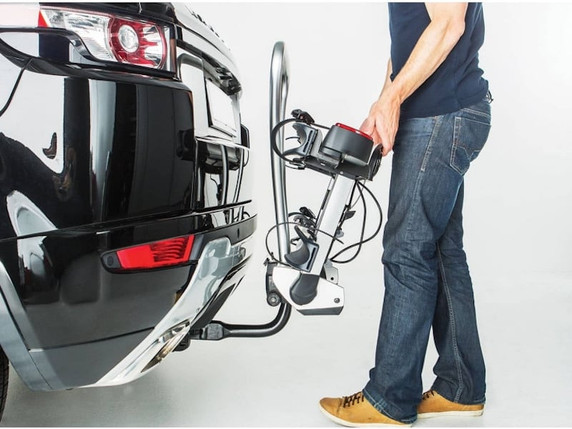 Yakima JustClick2 Two-Bike Towball Mounted Carrier Silver/Black