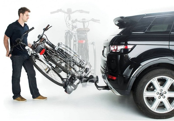 Yakima JustClick2 Two-Bike Towball Mounted Carrier Silver/Black