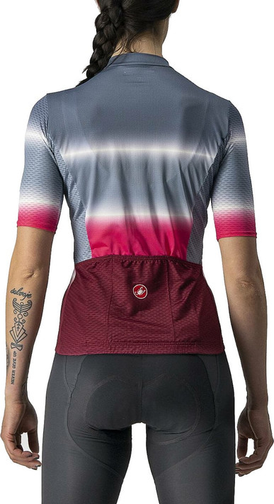 Castelli Dolce SS Womens Jersey Light Steel Blue/Bordeaux 2022