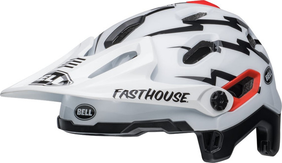 Bell Super DH Spherical MIPS Helmet Fasthouse Matte/Gloss Black/White