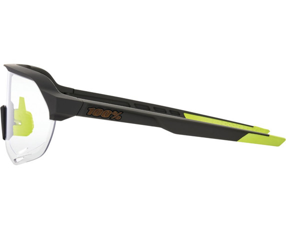 100% S2 Sunglasses Soft Tact Cool Grey (Photochromic Lens)