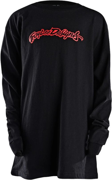 Troy Lee Designs History Youth MTB LS Shirt Black