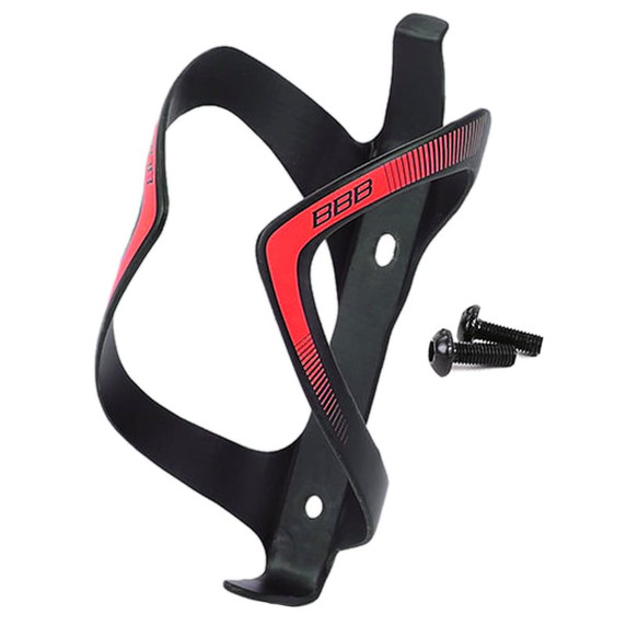 BBB BBC-37 FiberCage Matt UD Carbon Fibre Bottle Cage Matt Black/Red