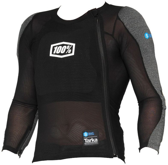 100% Tarka MTB LS Protective Tee Black
