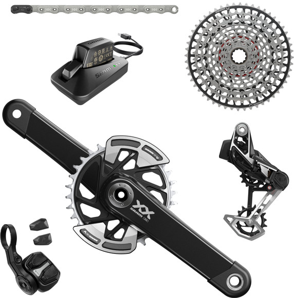 SRAM XX Eagle AXS Transmission DUB MTB Groupset Lunar Black