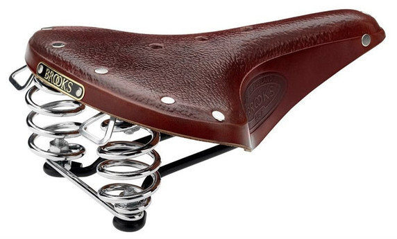 Brooks B67 Classic Chrome Rail Leather Saddle