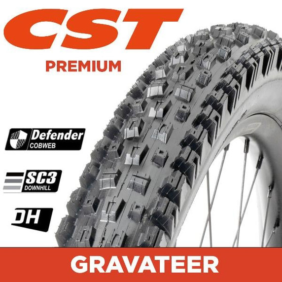 CST Gravateer Folding DH Casing 3C Comp TR Tyre 29x2.5"